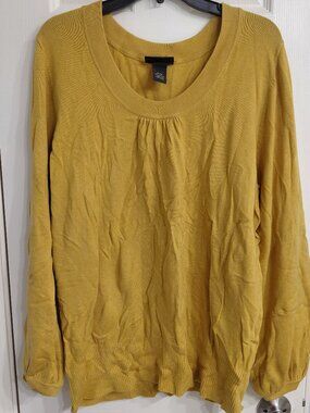 Lane Bryant Mustard Sweater